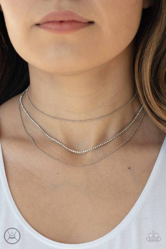 Battle of the Glitz - White Choker