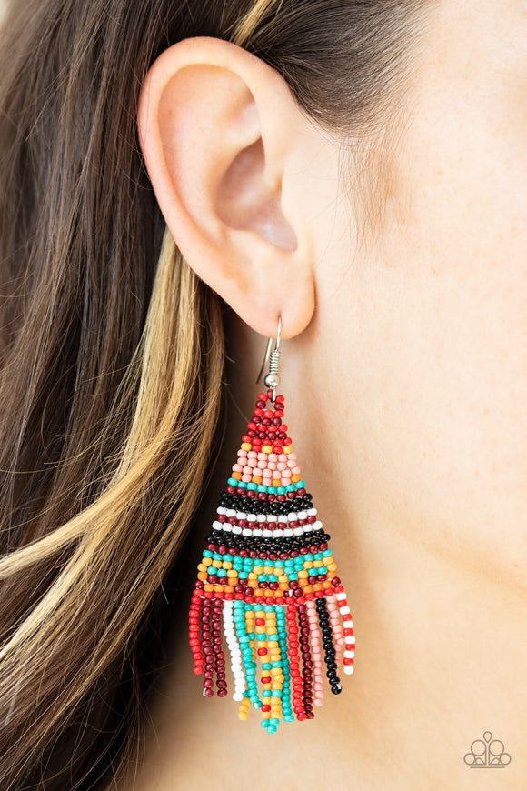 Beaded Bohemian - Red