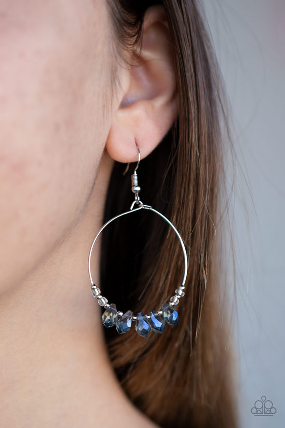 Holographic Hoops - Blue